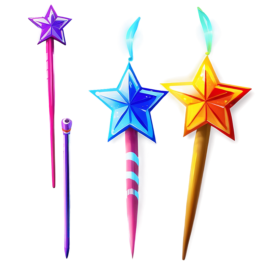 Cartoon Star Wand Png Ryi PNG