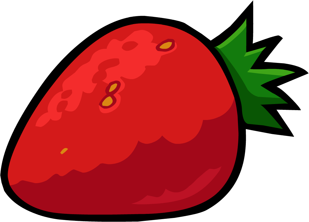 Cartoon Strawberry Graphic PNG