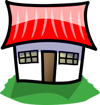 Cartoon Style Colorful House PNG