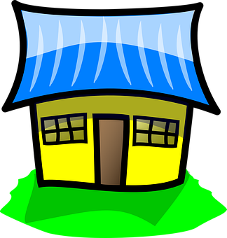 Cartoon Style Colorful House PNG