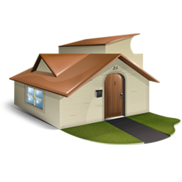 Cartoon Style Cozy House Icon PNG