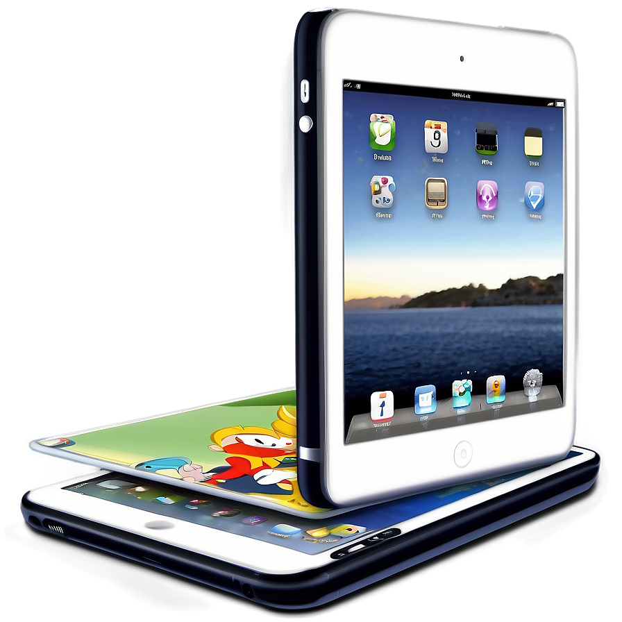 Cartoon Style Ipad Mini Png Bns2 PNG