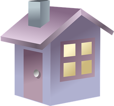 Cartoon Style Simple House PNG