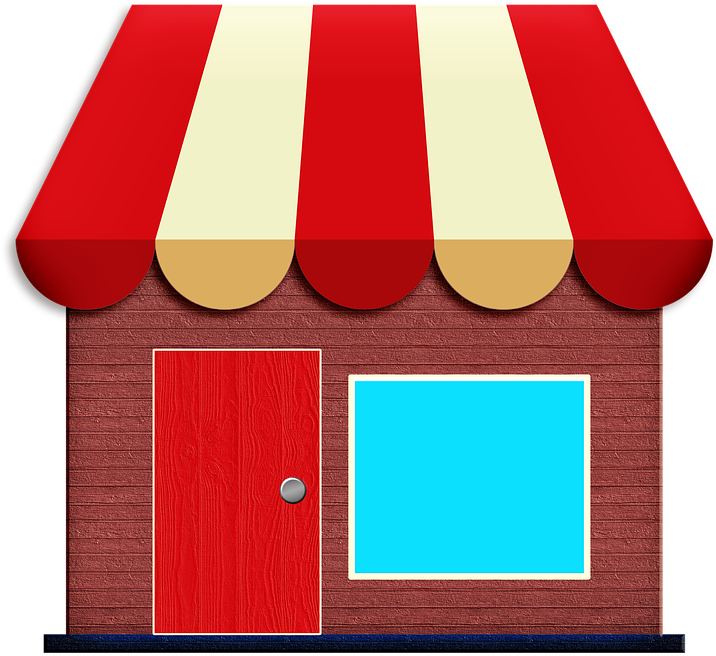 Cartoon Style Storefront PNG