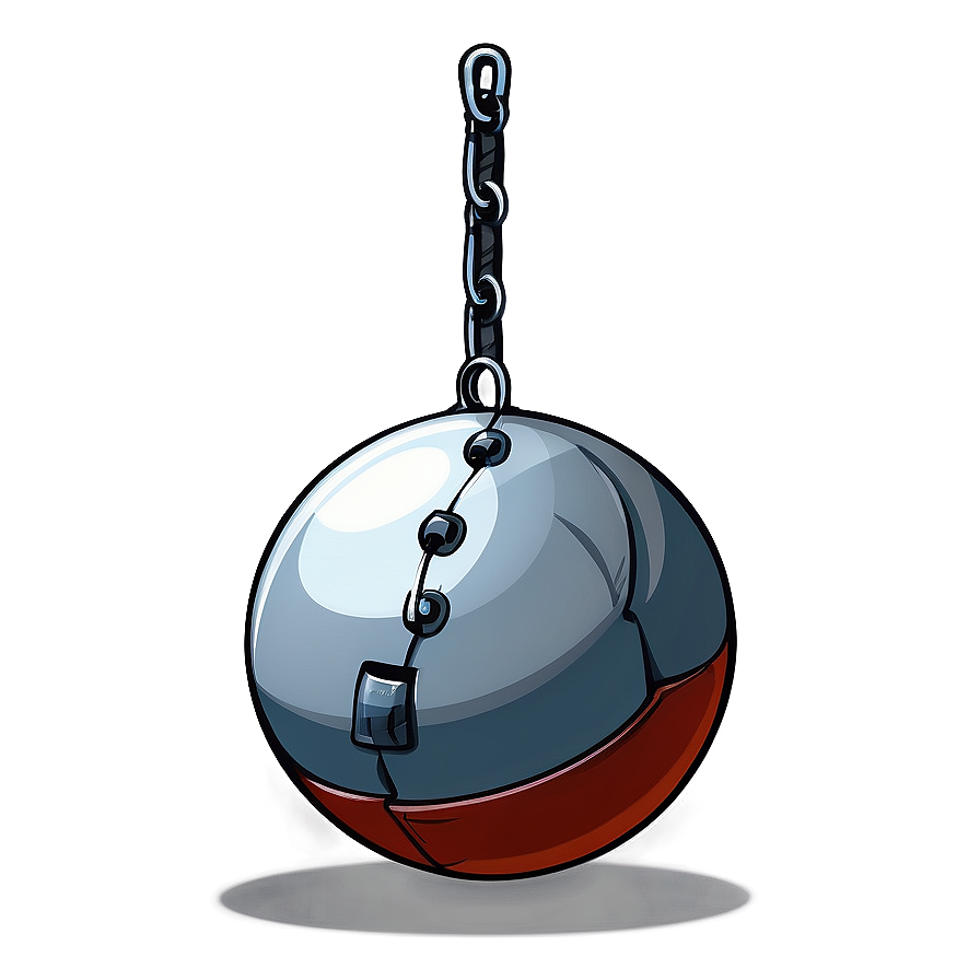 Cartoon Style Wrecking Ball Png Sld PNG