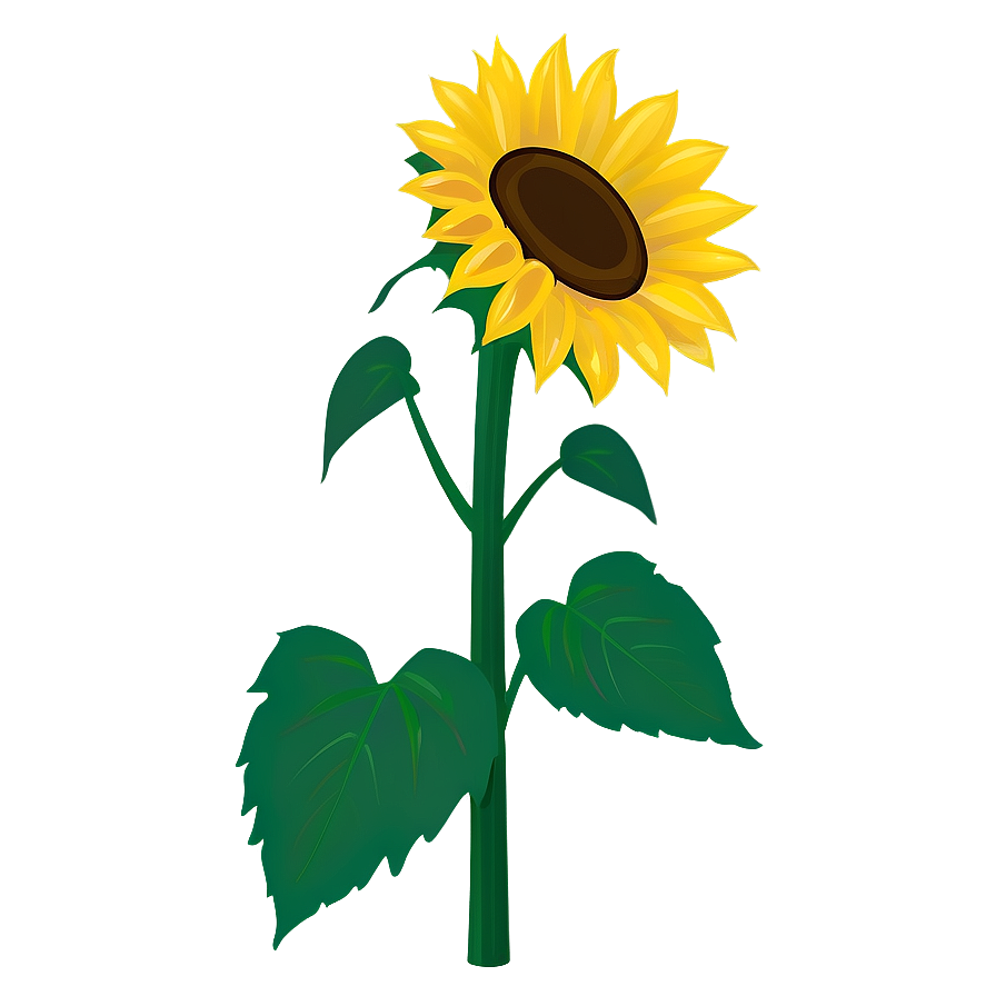 Download Cartoon Sunflower Png 05032024 | Wallpapers.com