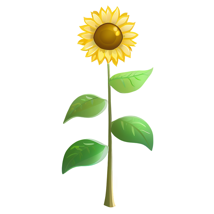 Cartoon Sunflower Transparent Png 31 PNG