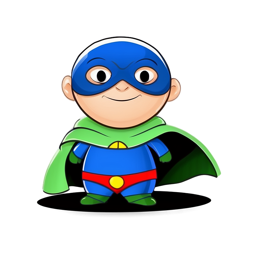 Cartoon Superhero Cape Drawing Png Cig55 PNG