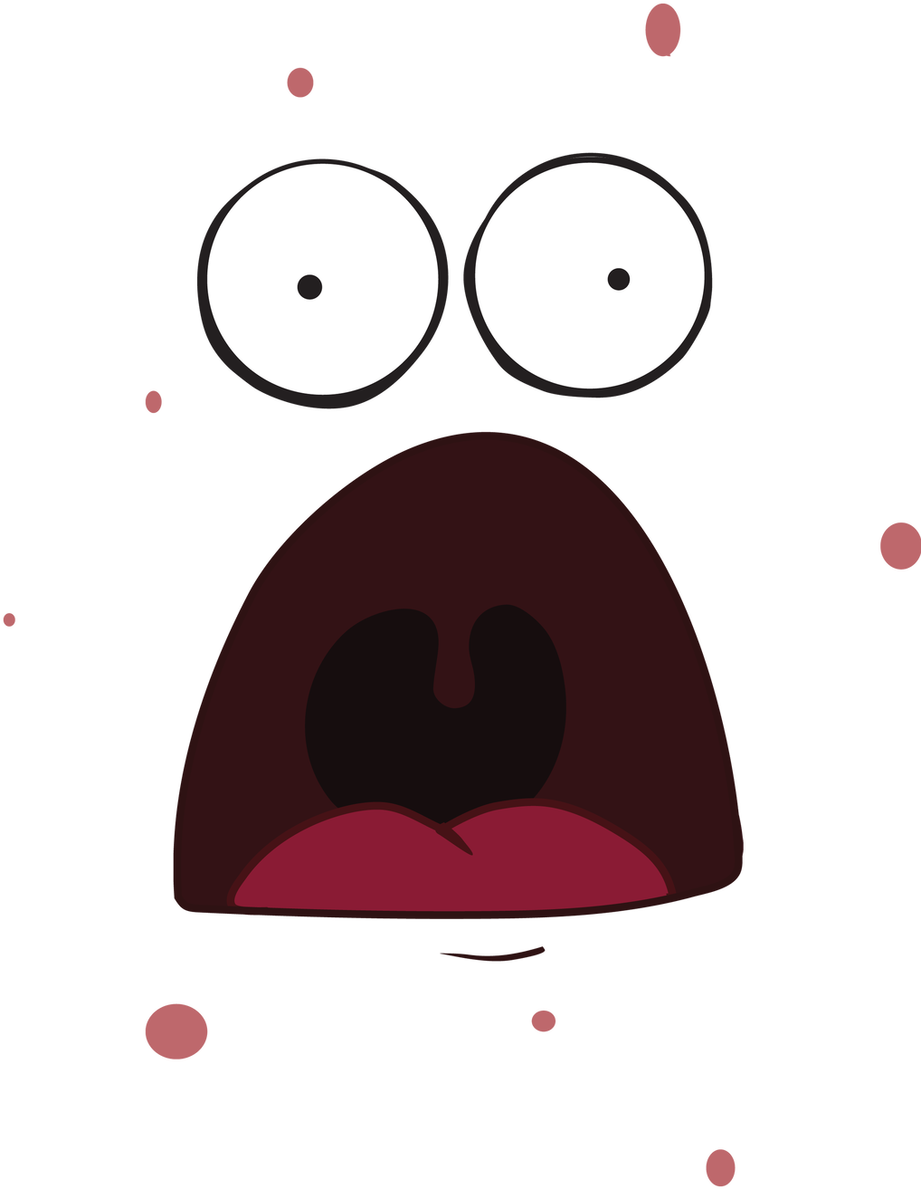 Cartoon Surprise Expression.png PNG