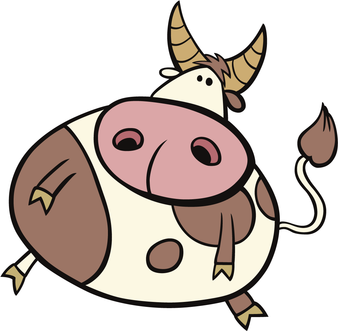 Cartoon Taurus Bull Character PNG