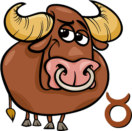 Download Cartoon Taurus Bull Character | Wallpapers.com