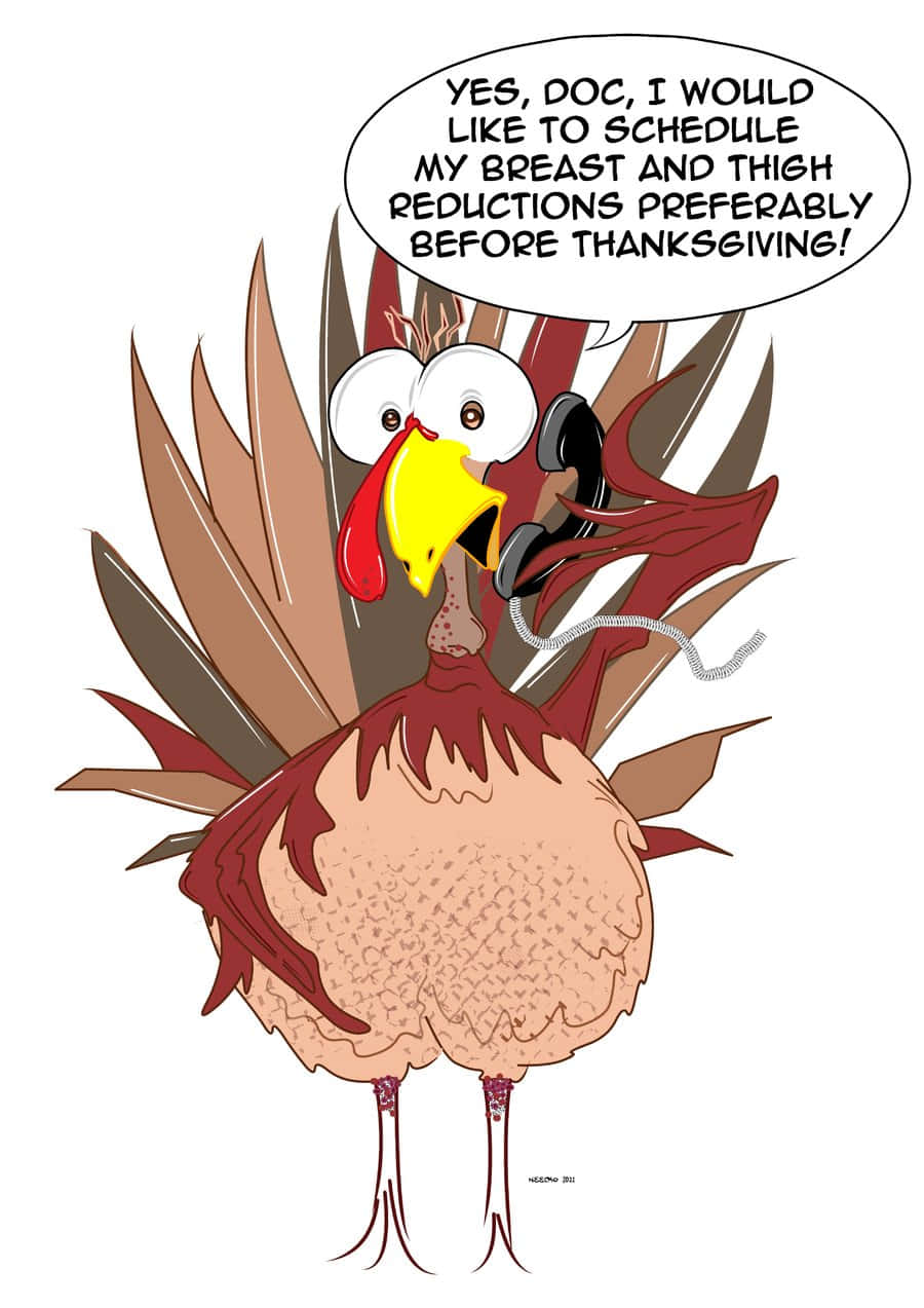 Feieremit Diesen Thanksgiving Cartoons! Wallpaper