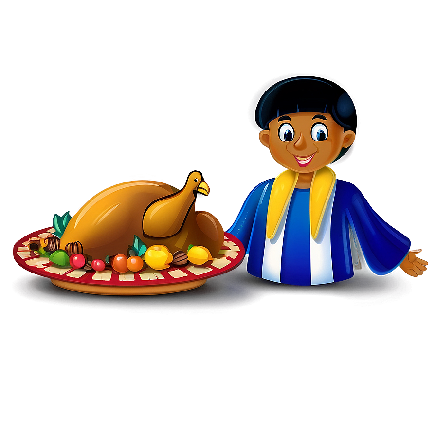 Cartoon Thanksgiving Border Png 06202024 PNG