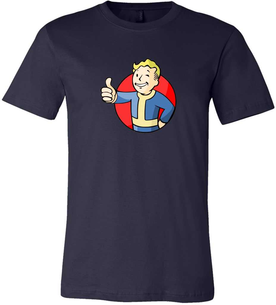 Cartoon Thumbs Up Graphic Tee PNG