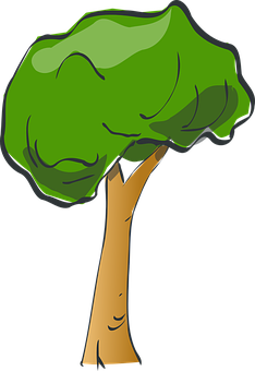 Cartoon_ Tree_ Graphic PNG