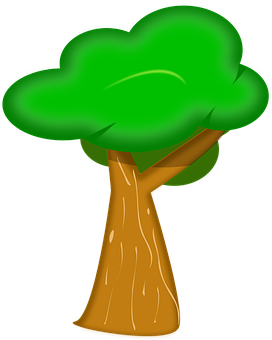 Cartoon_ Tree_ Illustration PNG