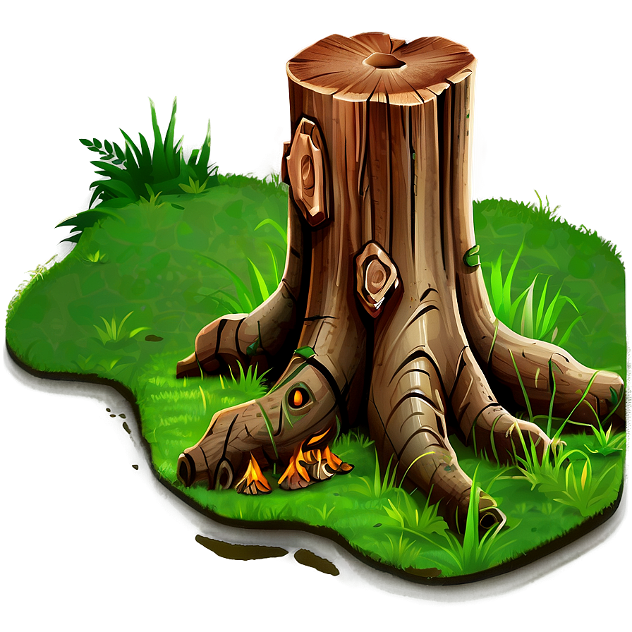 Cartoon Tree Stump Png Boy51 PNG