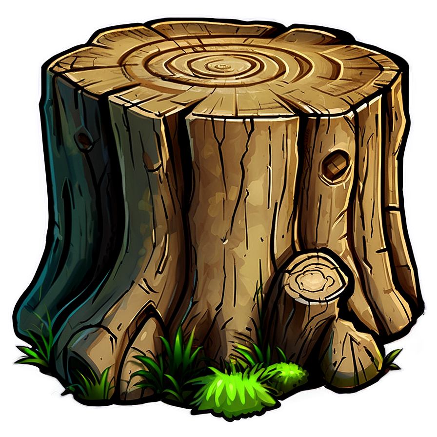 Cartoon Tree Stump Png Nos51 PNG