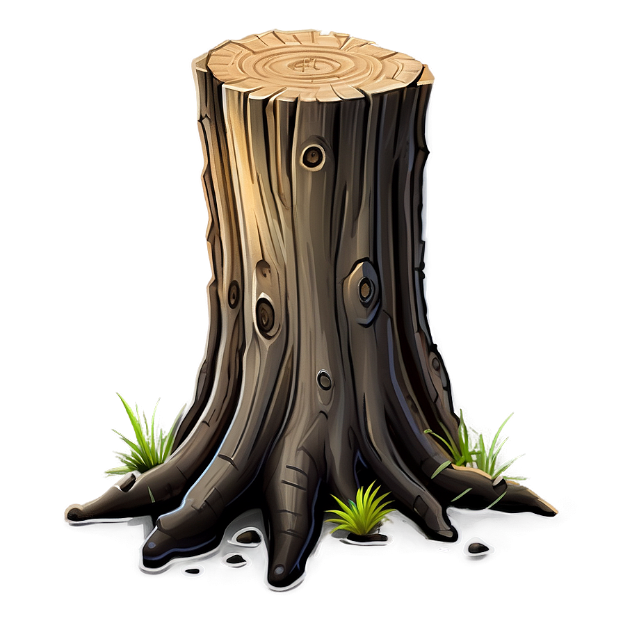 Cartoon Tree Stump Png Rpa22 PNG