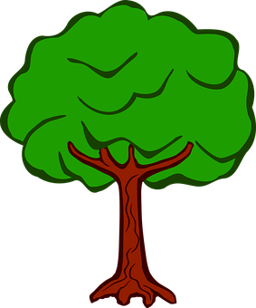 Cartoon_ Tree_ Vector_ Graphic PNG