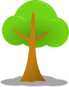 Cartoon_ Tree_ Vector_ Graphic PNG