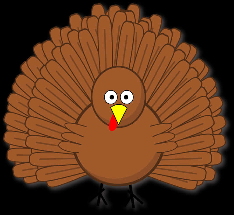 Cartoon Turkey Illustration PNG