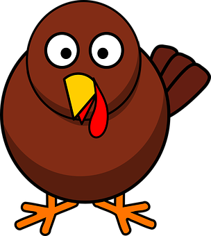 Cartoon Turkey Illustration PNG