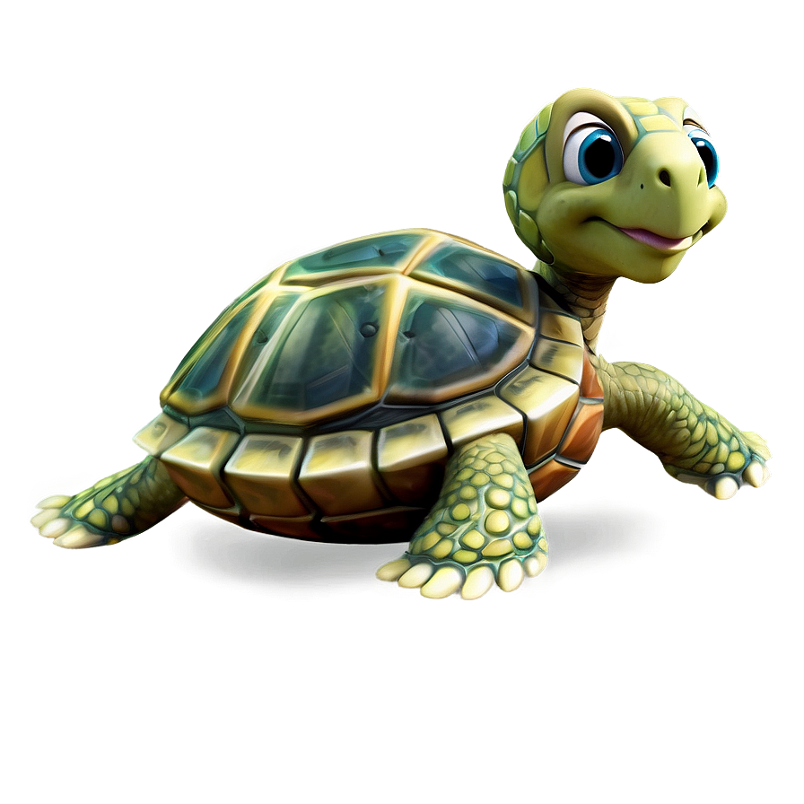 Cartoon Turtle Character Png 06242024 PNG