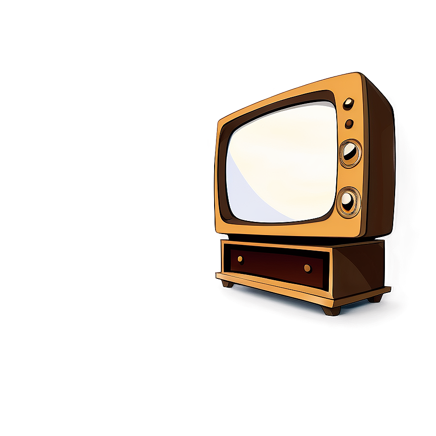 Cartoon Tv On Stand Png Ybe44 PNG