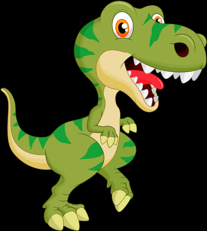 Cartoon_ Tyrannosaurus_ Rex_ Character PNG