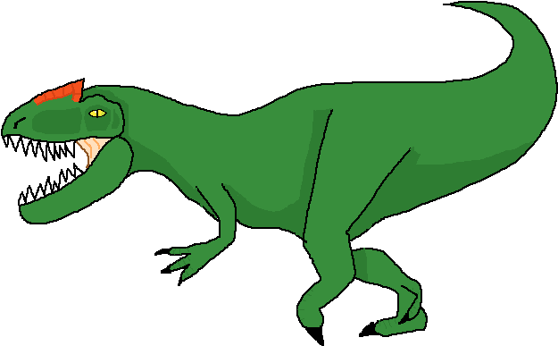 Cartoon Tyrannosaurus Rex Illustration PNG