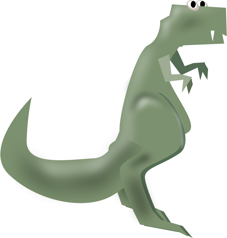 Cartoon Tyrannosaurus Rex Profile PNG