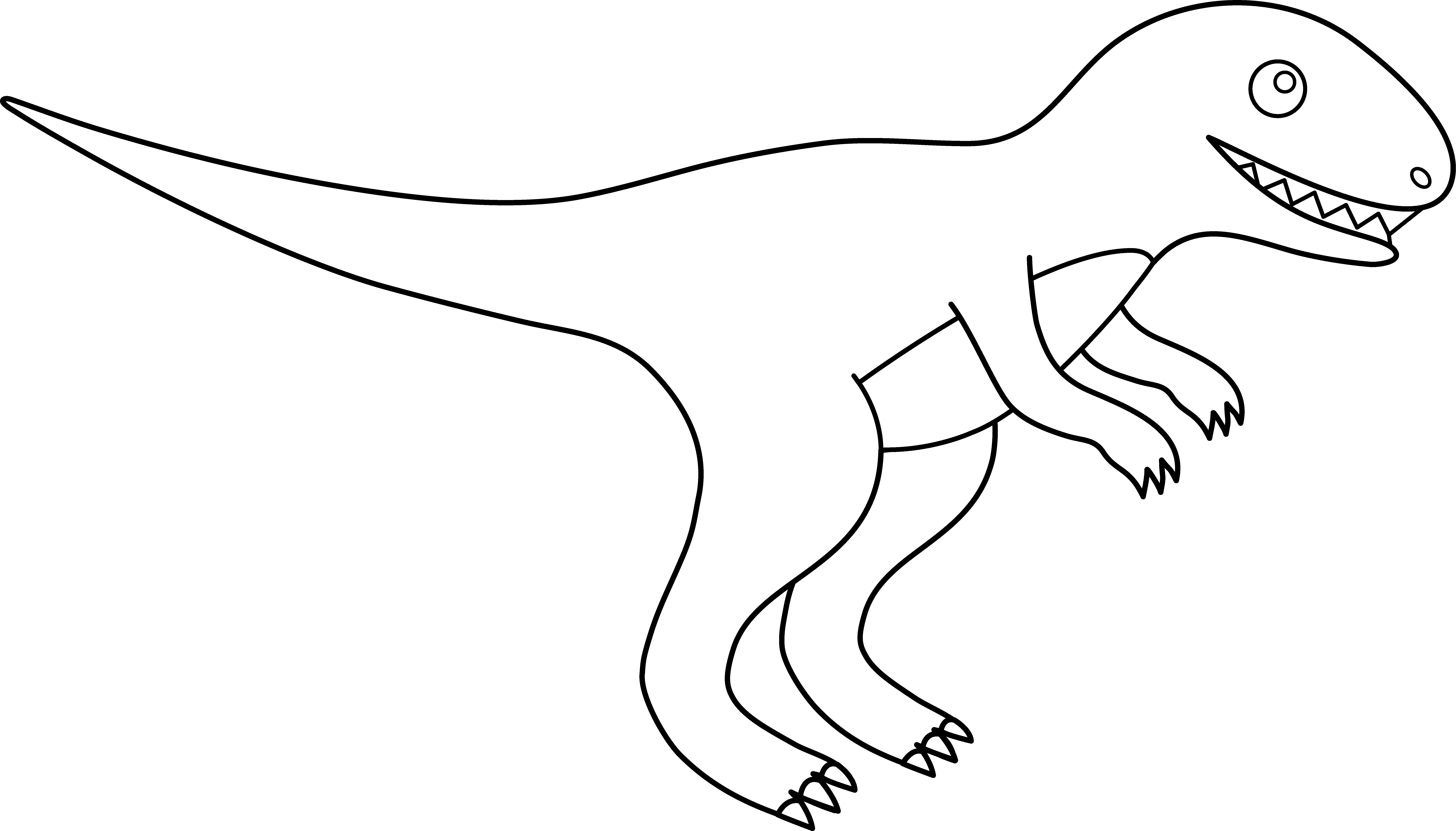 Cartoon Tyrannosaurus Rex Sketch PNG