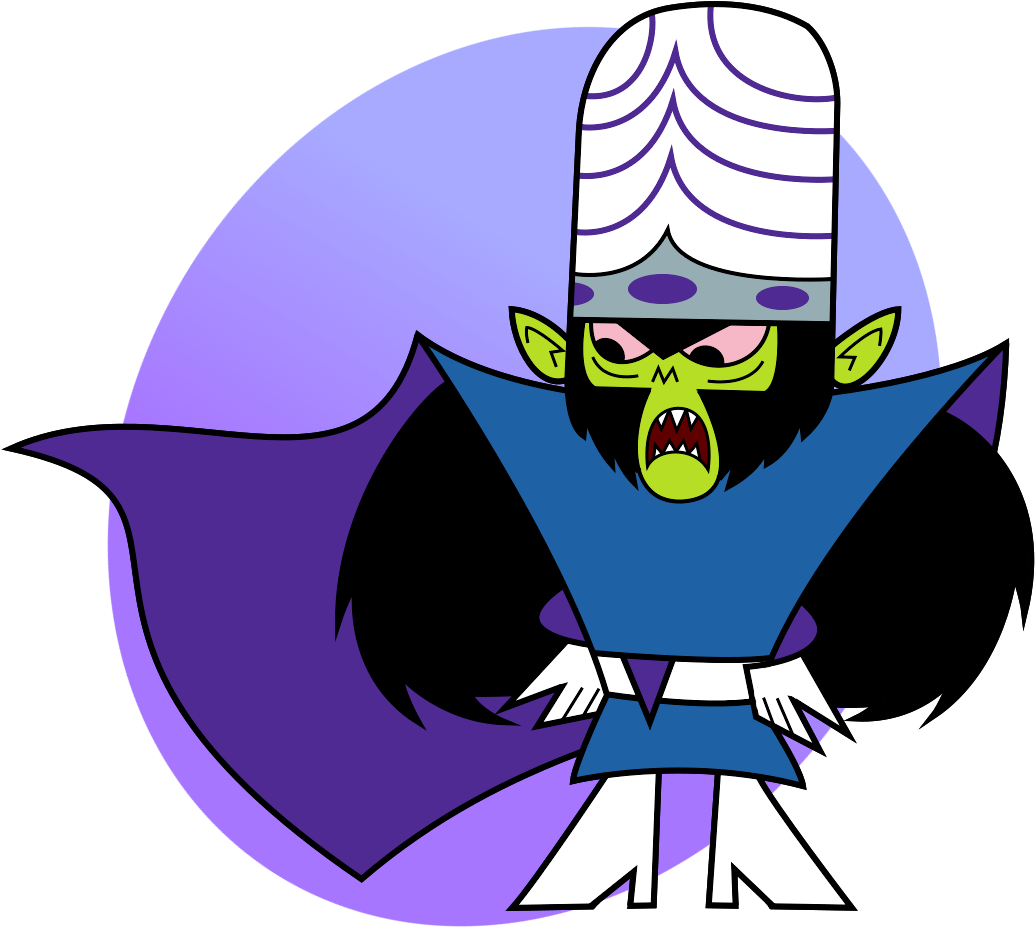 Cartoon Vampire Character PNG