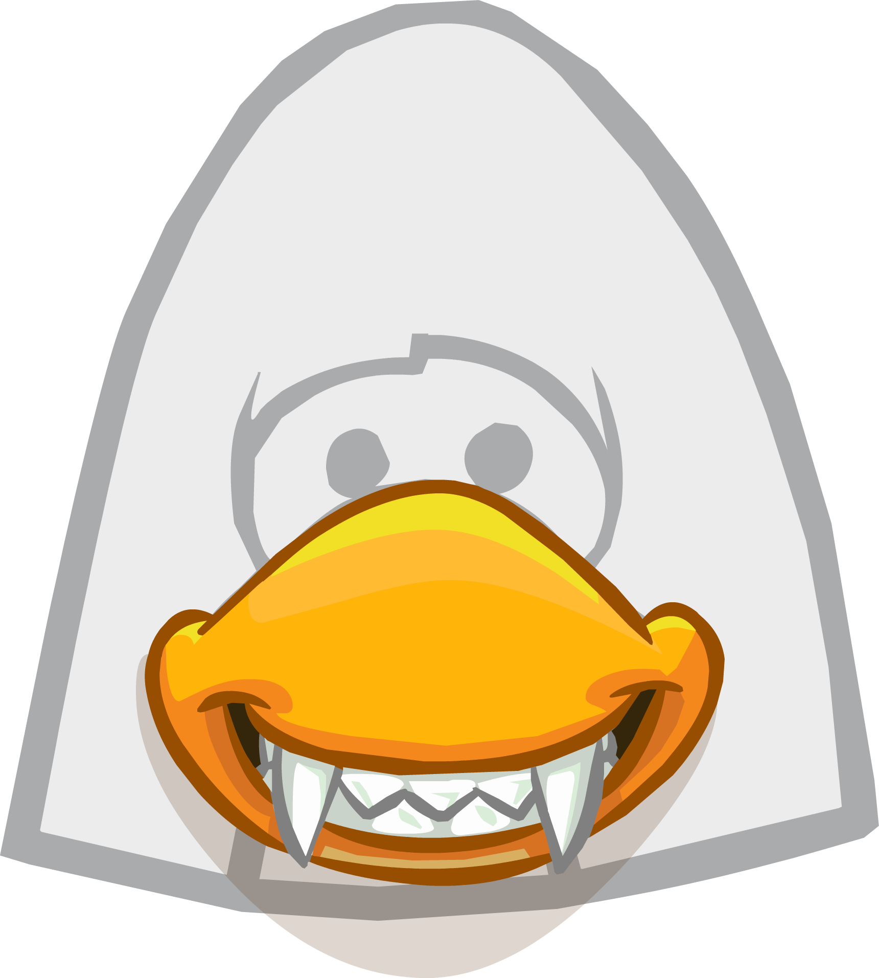 Cartoon Vampire Duck Vector PNG