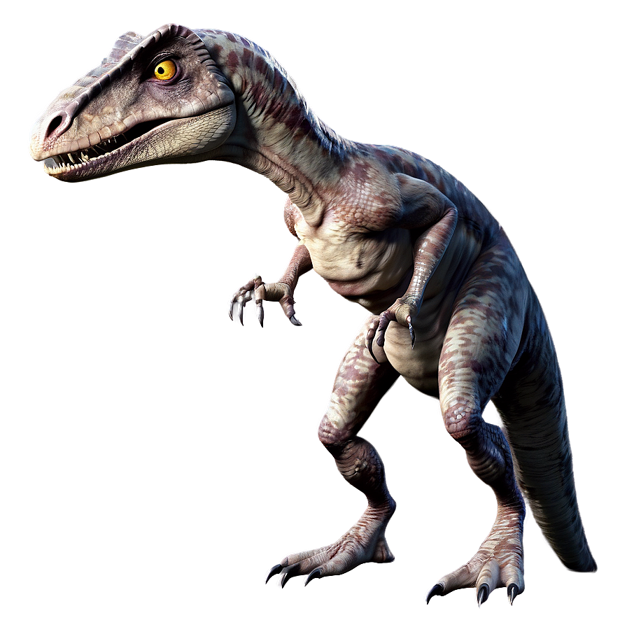 Download Cartoon Velociraptor Character Png Enn9 | Wallpapers.com