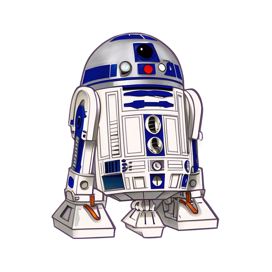 Download Cartoon Version R2d2 Clipart Png 63 | Wallpapers.com