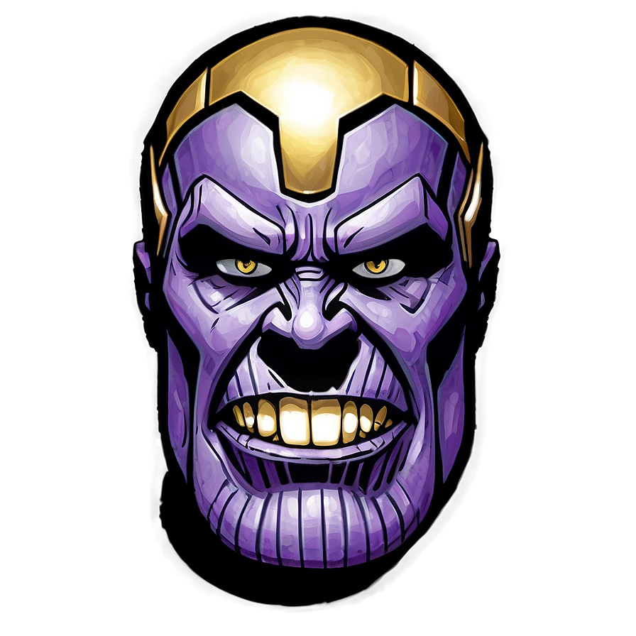 Download Cartoon Version Thanos Png 48 | Wallpapers.com