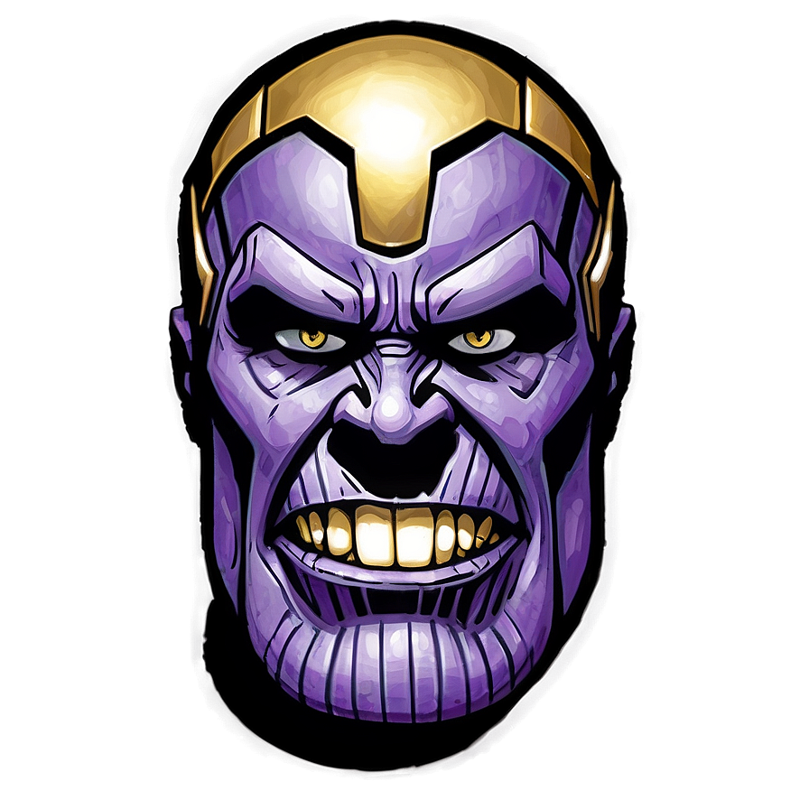 Cartoon Version Thanos Png 48 PNG