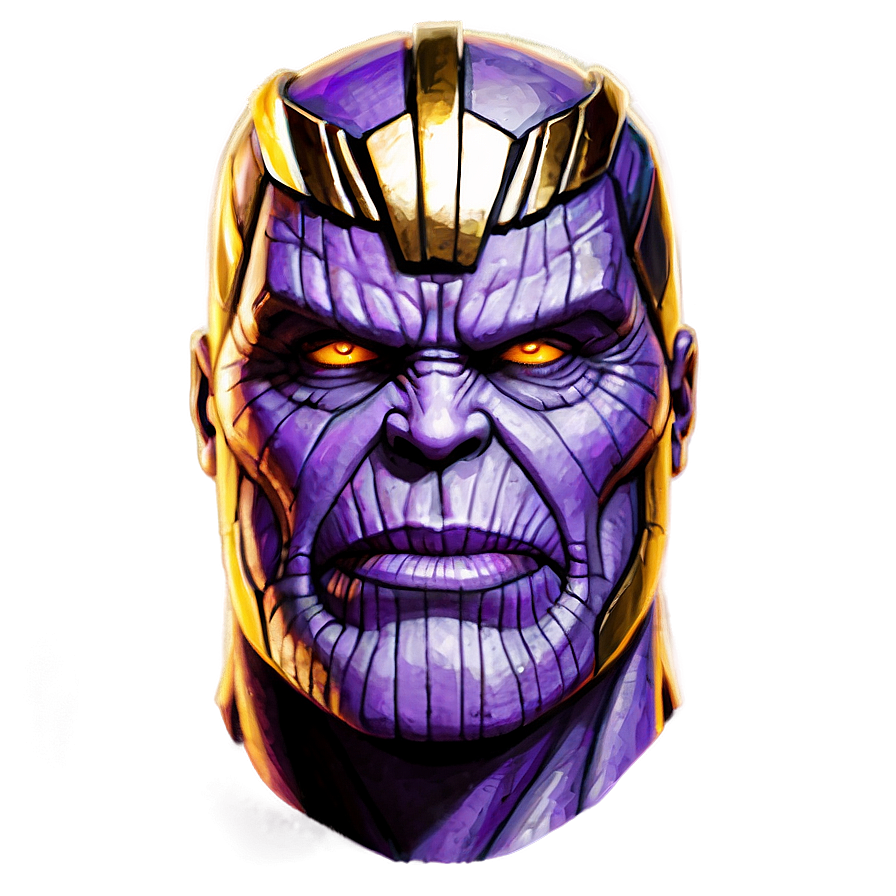 Download Cartoon Version Thanos Png Lbq | Wallpapers.com