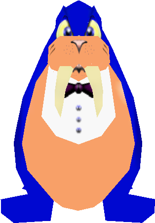 Cartoon Walrusin Tuxedo.png PNG