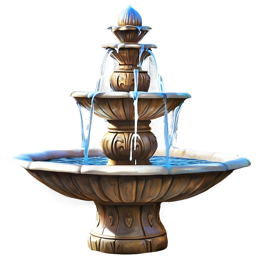 Cartoon Water Fountain Png 72 PNG