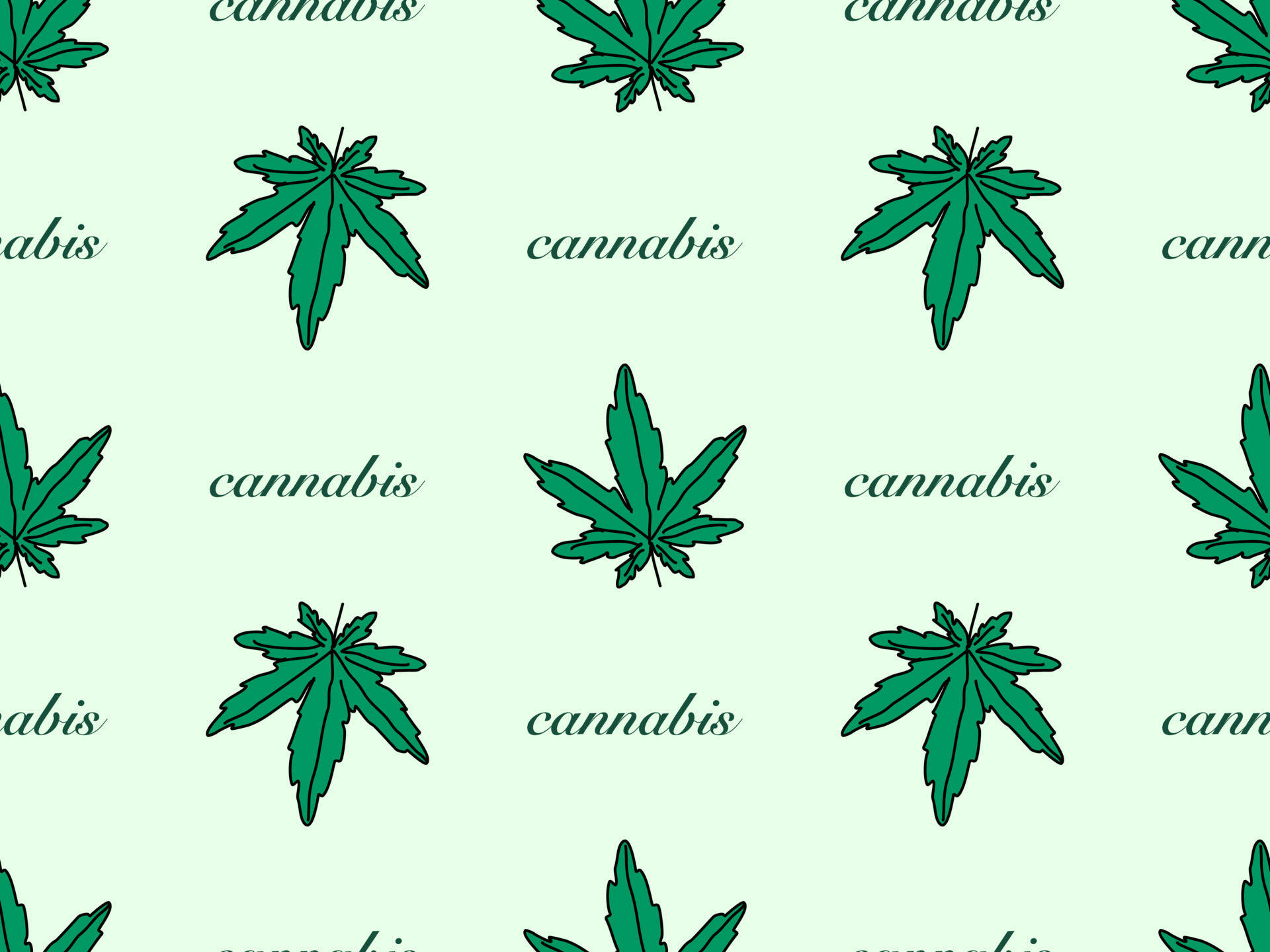 Firarcannabis-kulturen. Wallpaper
