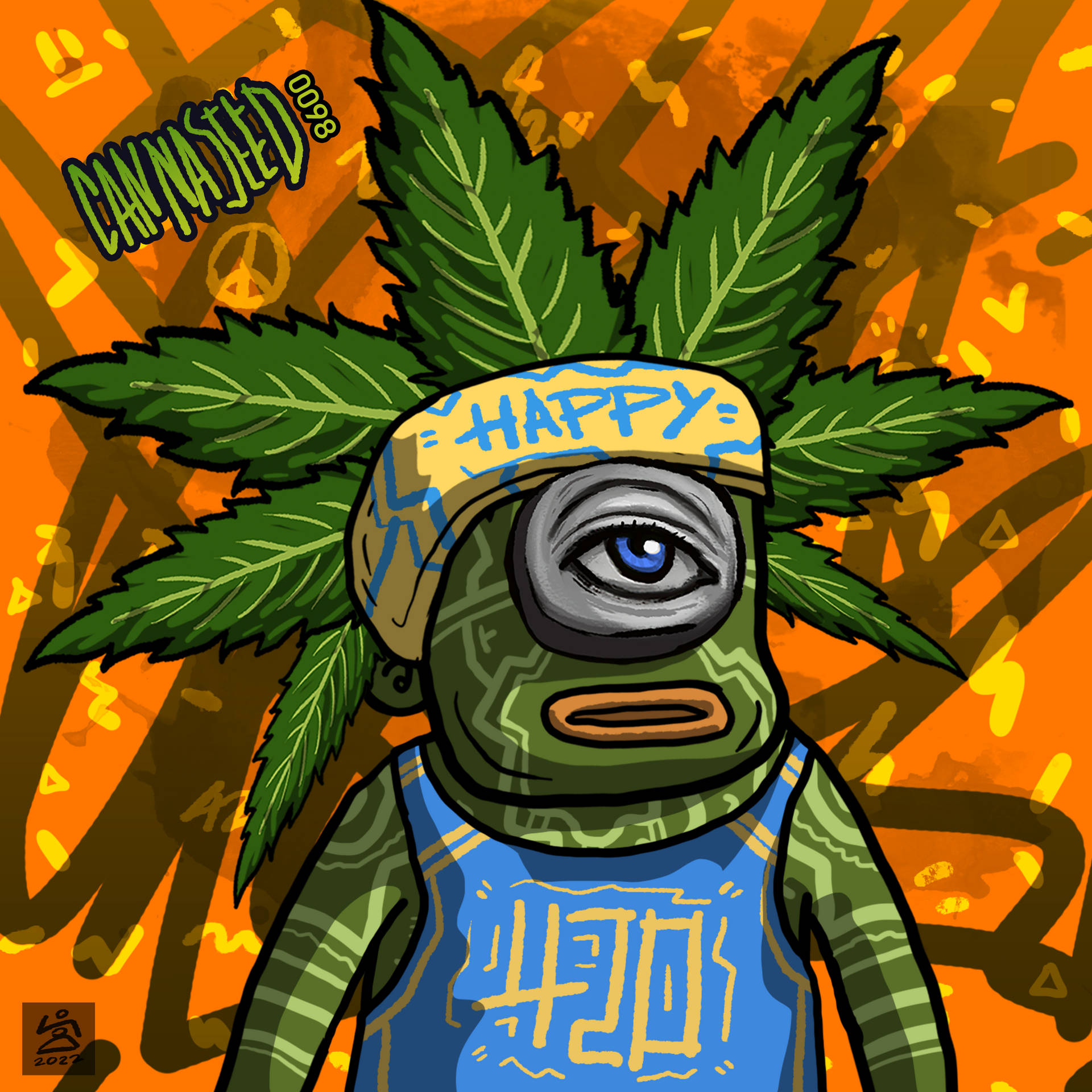 Pickle Cartoon Weed Picture