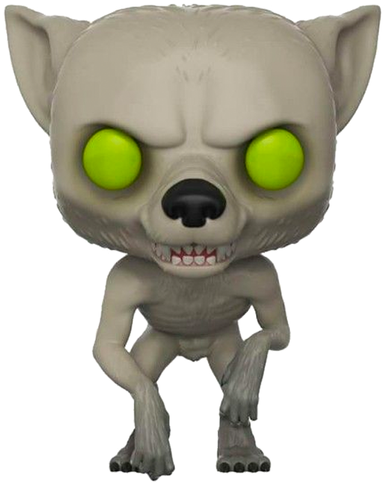 Cartoon Werewolf Figure PNG