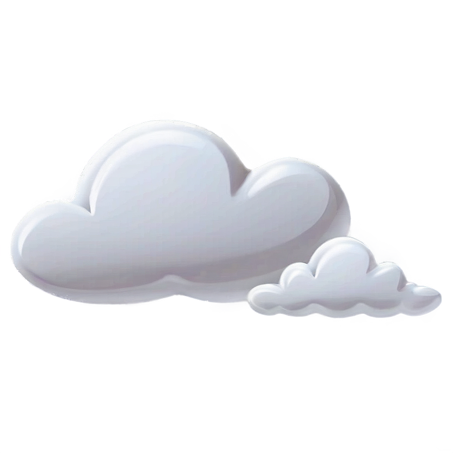 Cartoon White Cloud Png Fux PNG