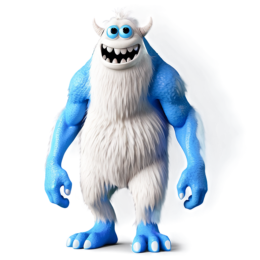 Cartoon White Monster Png 97 PNG