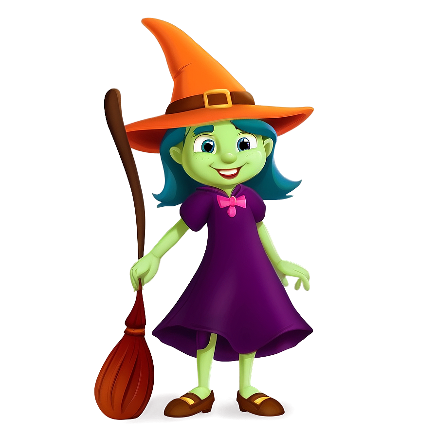 Download Cartoon Witch Character Png 05062024 | Wallpapers.com