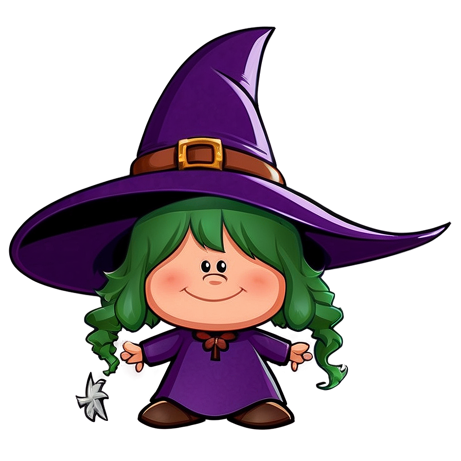 Download Cartoon Witch Character Png 35 | Wallpapers.com