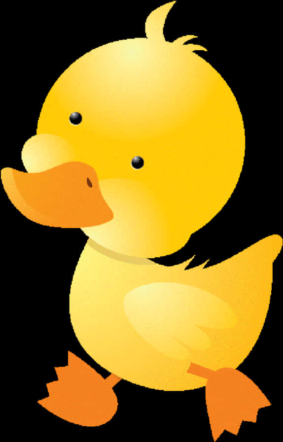 Cartoon Yellow Duckling PNG